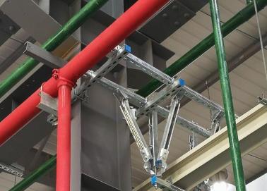 江华该抗震支架的整体式支吊架结构协调性好